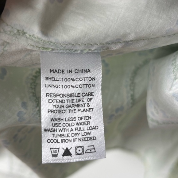 Hill House Home Ophelia Dress Eucalyptus Floral Green Midi Dress Cottagecore - Picture 9 of 14